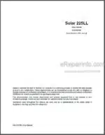 Photo 4 - Daewoo Solar 225LL Shop Manual Hydraulic Excavator 023-00078E