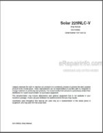 Photo 5 - Daewoo Solar 225NLC-V Shop Manual Hydraulic Excavator 023-00062E