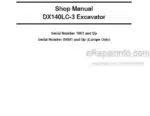 Photo 5 - Doosan DX140LC-3 Shop Manual Excavator 950106-00388E
