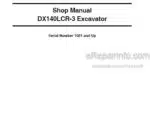Photo 5 - Doosan DX140LCR-3 Shop Manual Excavator 950106-01021E