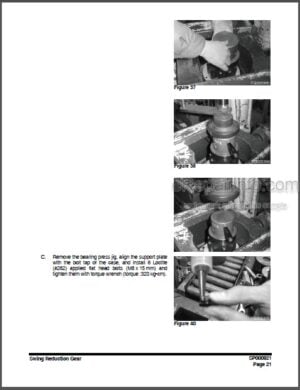 Photo 9 - Doosan DX140R DX140LCR Shop Manual Track Excavator K1049551E
