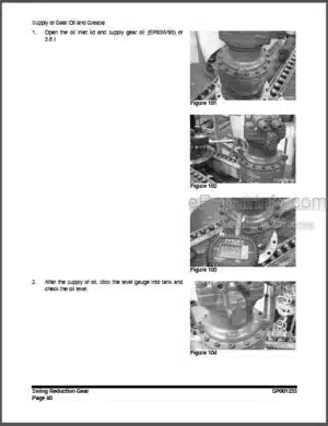 Photo 7 - Doosan DX180LC Shop Manual Track Excavator K1024431AE