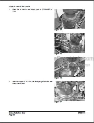Photo 9 - Doosan DX230LC Shop Manual Track Excavator 950106-00049E