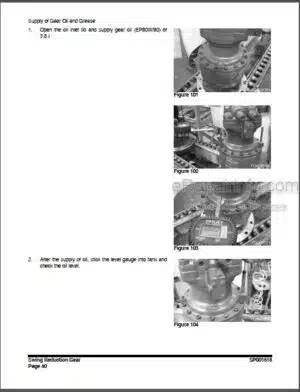 Photo 1 - Doosan DX230LC Shop Manual Track Excavator 950106-00049E