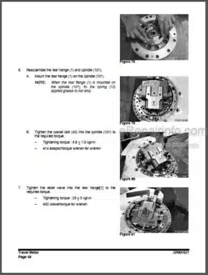 Photo 7 - Doosan DX235LCR Shop Manual Track Excavator 950106-00081E