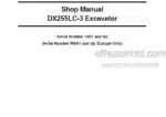 Photo 5 - Doosan DX255LC-3 Shop Manual Excavator 950106-00374E