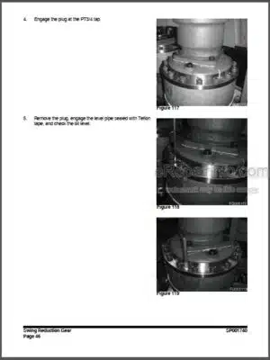 Photo 5 - Doosan DX340LCA Shop Manual Track Excavator 950106-00268E