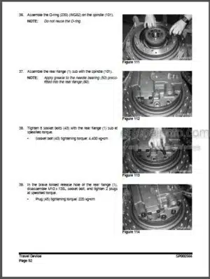 Photo 8 - Doosan DX30Z Shop Manual Track Excavator K1036951E