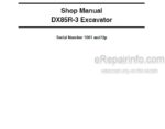 Photo 5 - Doosan DX85R-3 Shop Manual Track Excavator 950106-01030E