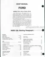 Photo 4 - Ford TW-5 TW-15 TW-25 TW-35 Shop Manual Tractor