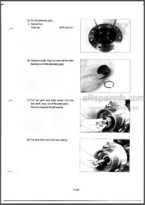 Photo 9 - Hyundai R130W-3 Repair Manual Wheel Excavator
