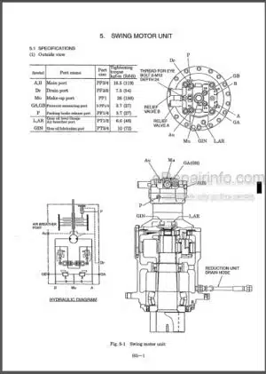 Photo 7 - Kobelco SK330LC-BE Parts Manual Hydraulic Excavator S3YC04102ZE01