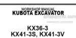 Photo 6 - Kubota KX41-3V KX41-3S KX41-3V Workshop Manual Service And Mechanism Chapter Excavator