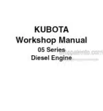 Photo 4 - Kubota 05 Series Workshop Manual Diesel Engine