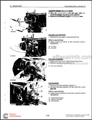 Photo 4 - Kubota 70mm Strokes Series Workshop Manual Diesel Engine