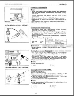 Photo 5 - Kubota AV16 AV38 AV55 AV65 Workshop Manual Generator