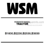 Photo 5 - Kubota B1830 B2230 B2530 B3030 Workshop Manual Tractor