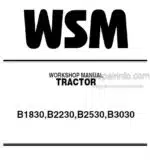 Photo 5 - Kubota B1830 B2230 B2530 B3030 Workshop Manual Tractor