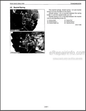 Photo 8 - Kubota B2320 B2620 B2920 Workshop Manual Compact Tractor