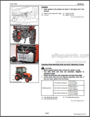 Photo 17 - Manitou TH63 Repair Manual Tyre Handler 647162EN