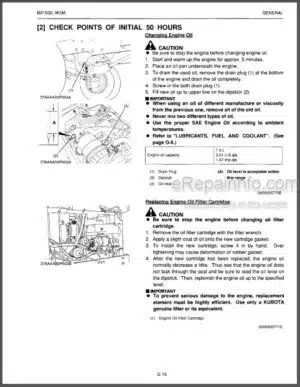 Photo 1 - Kubota BX1500 Workshop Manual Sub Compact Tractor