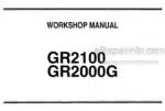 Photo 5 - Kubota GR2100 GR2000G Workshop Manual Lawn Tractor