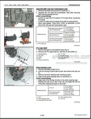 Photo 7 - Kubota G1700 G1800 G1900 G2000 Workshop Manual Mower