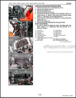 Photo 4 - Kubota L3240-3, L3540-3, L3940-3, L4240-3, L4740-3, L5040-3, L5240-3, L5740-3 Workshop Manual Tractor