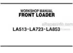 Photo 4 - Kubota LA513 LA723 LA853 Workshop Manual Front Loader