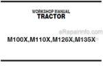 Photo 5 - Kubota M100X M110X M126X M135X Workshop Manual Tractor