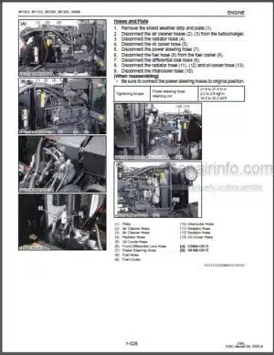 Photo 7 - Kubota F2260 F2560 F2560E F3060 F3560 Workshop Manual Mower