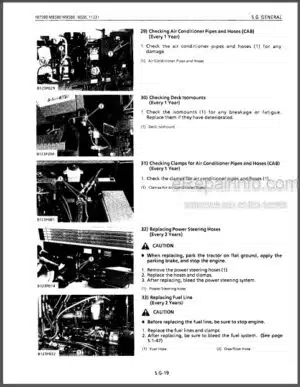 Photo 9 - Kubota M7580 M8580 M9580 Workshop Manual Tractor