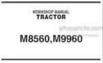 Photo 4 - Kubota M8560 M9960 Workshop Manual Tractor