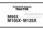 Photo 5 - Kubota M95X M105X M125X Workshop Manual Tractor