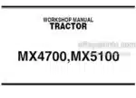 Photo 5 - Kubota MX4700 MX5100 Workshop Manual Tractor