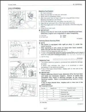 Photo 8 - Kubota M9540 Dual Speed Workshop Supplement Manual Tractor