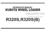 Photo 5 - Kubota R320S R320SB Workshop Manual Wheel Loader
