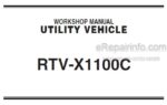 Photo 6 - Kubota RTV-X1100C Workshop Manual Utility Vehicle