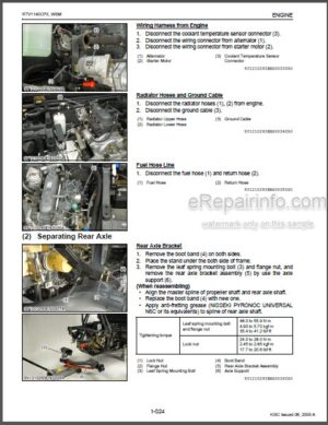 Photo 10 - Kubota RTV1140CPX Workshop Manual Utility Vehicle