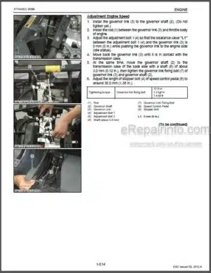 Photo 6 - Kubota F2000 Workshop Manual Front Mower
