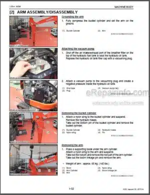 Photo 8 - Kubota M126XDTPC Workshop Supplement Manual Tractor