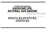 Photo 5 - Kubota WG972-E2 DF972-E2 DG972-E2 Workshop Manual Gasoline LPG Natural Gas Engine