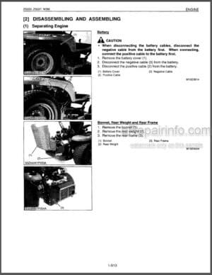 Photo 11 - Kubota ZG222 ZG227 Workshop Manual Zero Turn Mower