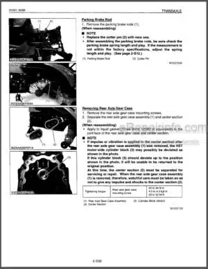 Photo 7 - Kubota ZG327 Workshop Manual