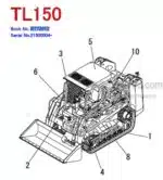 Photo 2 - Takeuchi TL150 Parts Manual Track Loader BT7Z012