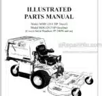 Photo 4 - Walker MDD MDG Illustrated Parts Manual Tractor