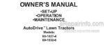 Photo 2 - Yard Works 60-1827-4 60-1832-0 Owners Manual AutoDrive Lawn Tractor