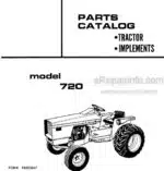 Photo 4 - Allis Chalmers 720 Parts Catalog Tractor