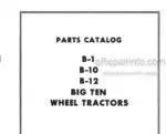 Photo 4 - Allis Chalmers B Series-B-1 B-10 B-12 Big Ten Parts Catalog Tractor