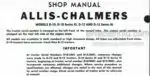 Photo 5 - Allis Chalmers D10 D10 Series III D12 D12 Series III Shop Manual Tractor